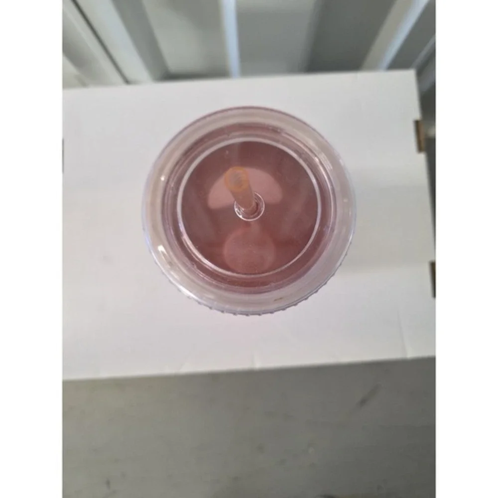 Starbucks Rose Gold Studded‎ Cold Cup Tumbler Venti 24oz With Straw